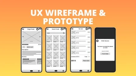 User experience design wireframes